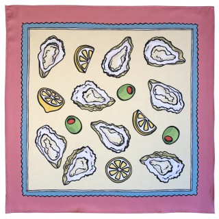 Oyster brunch scarf