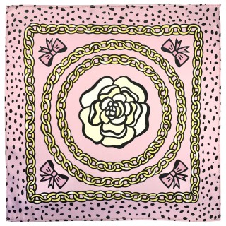 Camellia Scarf (Pink)