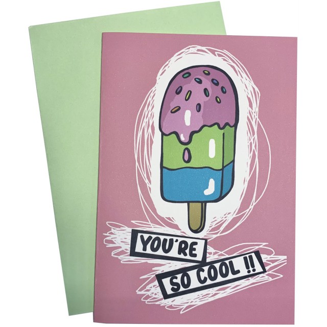 Ice lolly card