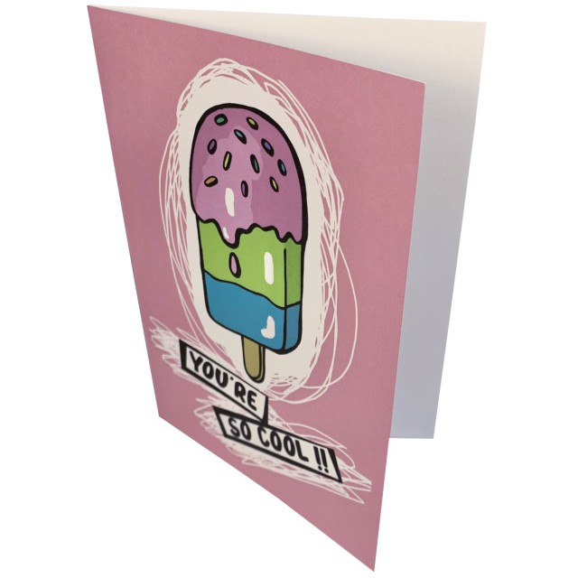 Ice lolly card