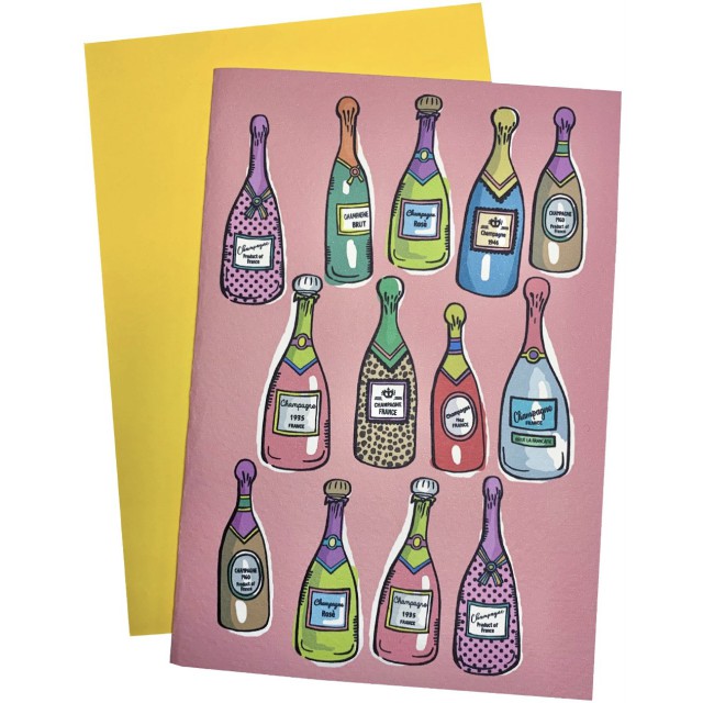 Champagne collection card