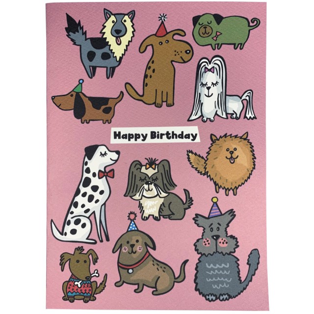 Dog Birthday card