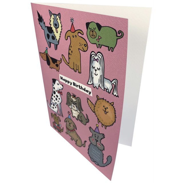 Dog Birthday card