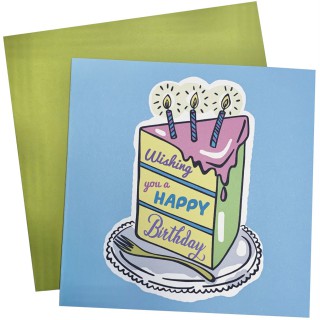 Birthday cake card