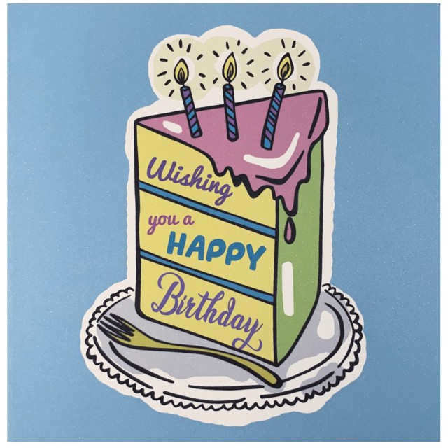 Birthday cake card