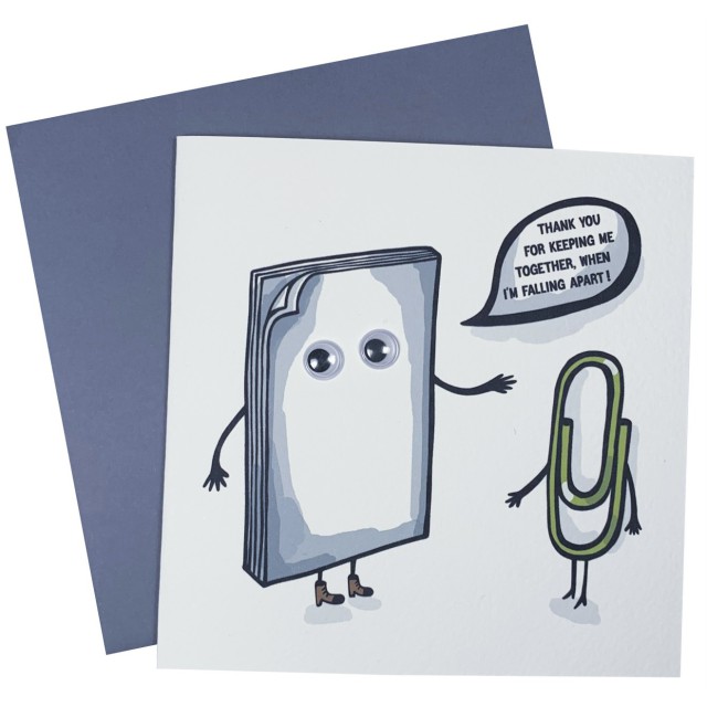 Paperclip love card