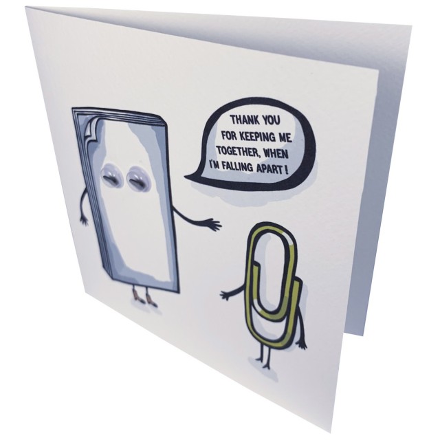 Paperclip love card