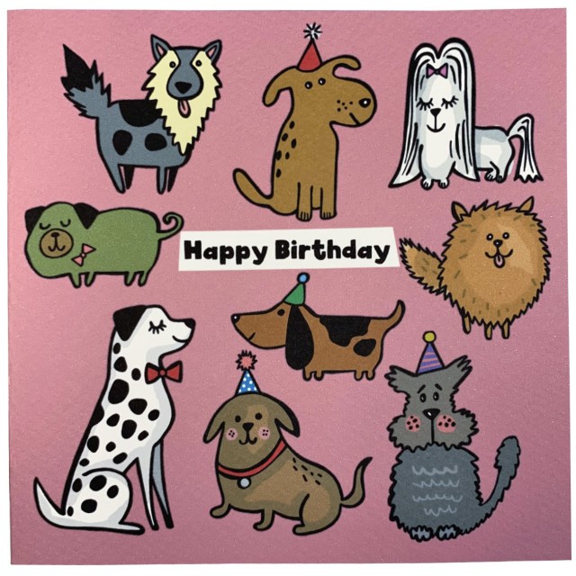 Dog Birthday card