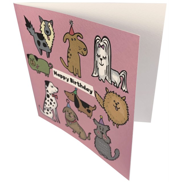 Dog Birthday card