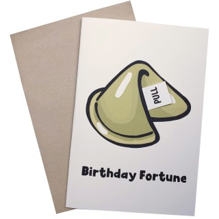 Fortune cake card