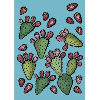 Cactus fig print