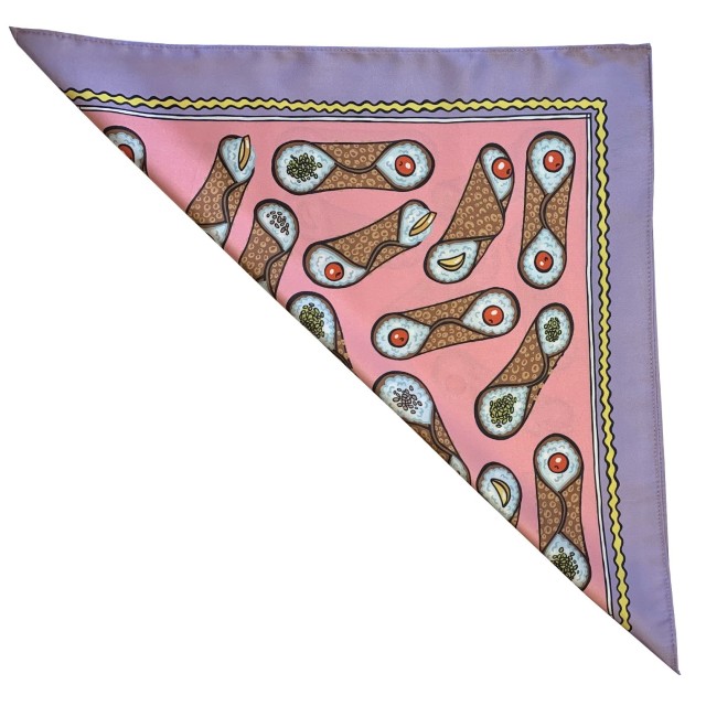 Sicilan Cannoli Scarf (pink)