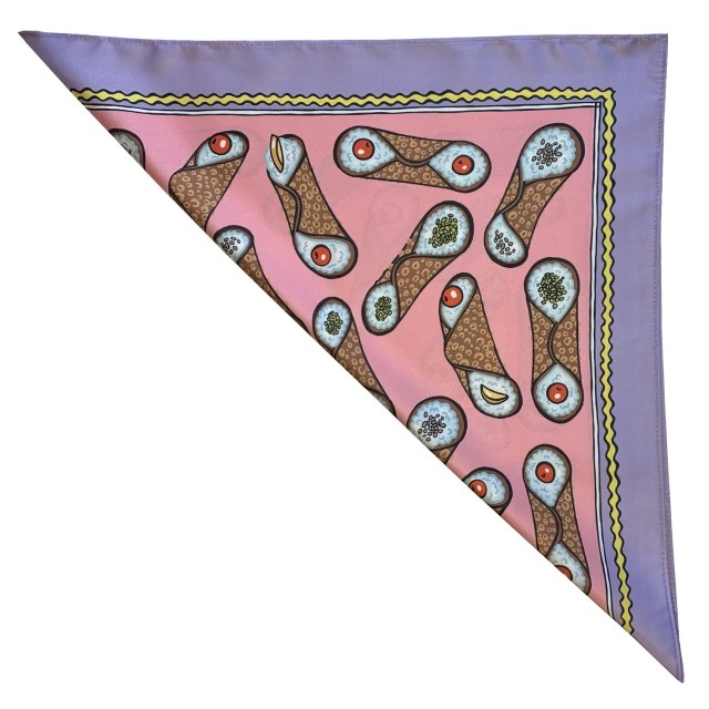 Sicilan Cannoli Scarf (pink)