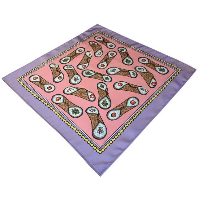 Sicilan Cannoli Scarf (pink)