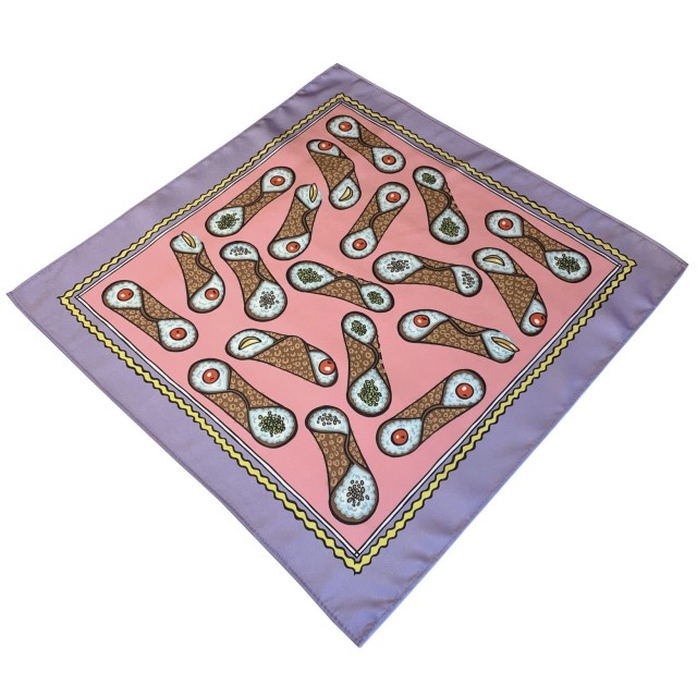 Sicilan Cannoli Scarf (pink)