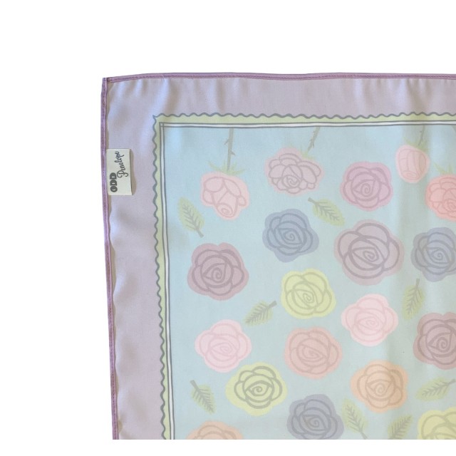 Pastel Roses Scarf (purple)