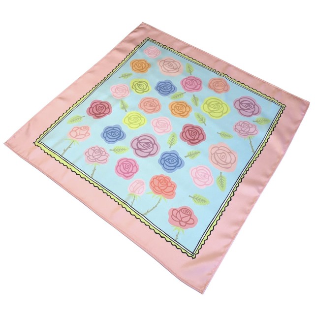 Pastel Roses Scarf (pink)