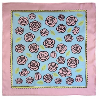 Pink Roses Scarf