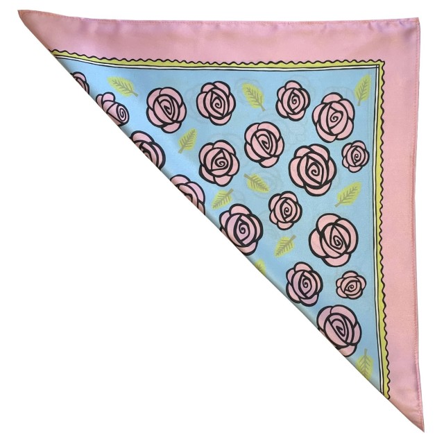 Pink Roses Scarf