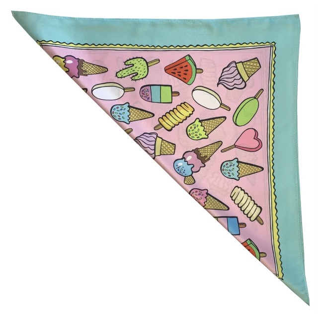 Ice Cream Scarf (green)