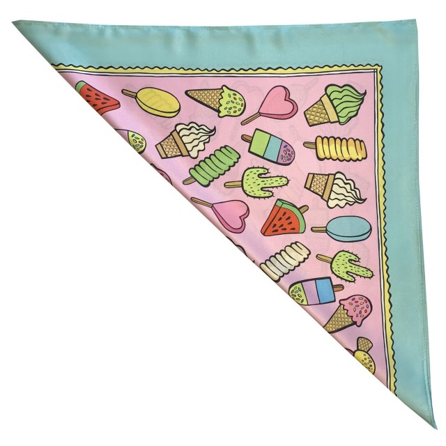 Ice Cream Scarf (green)