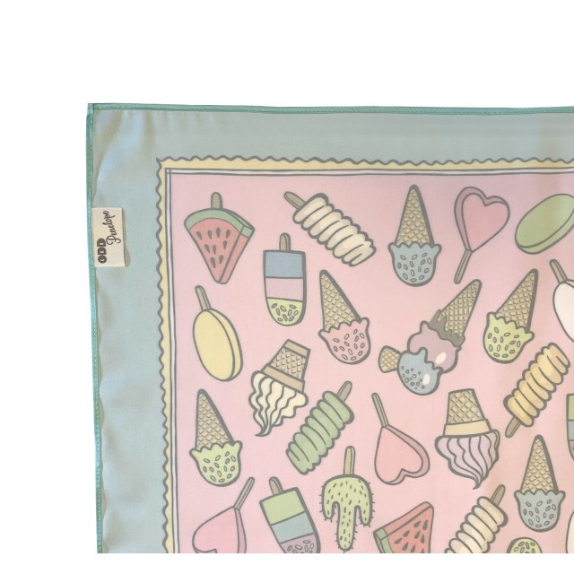 Ice Cream Scarf (green)