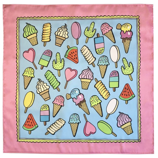 Ice Cream Scarf (pink)