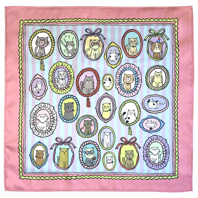 Cats Scarf (pink)